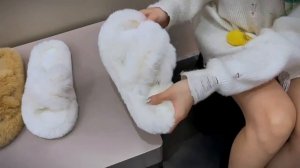 Тапочки женские меховые