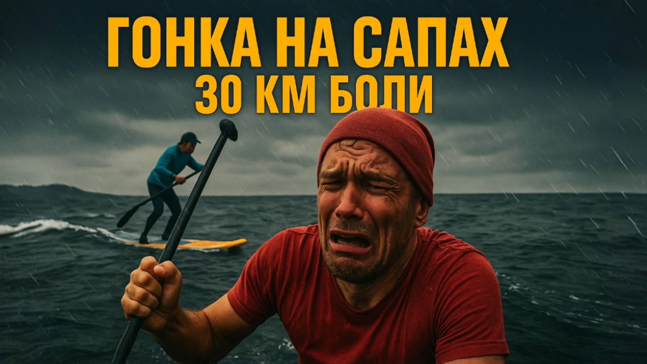 Это было ЖЕСТКО! Мои первые Соревнования на Сапборде — 30 км без подготовки: боль, азарт и победа