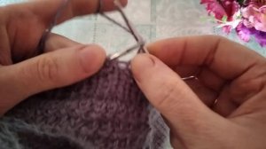 Часть 3. Закрываем резинку 1*1 эластичным способом.