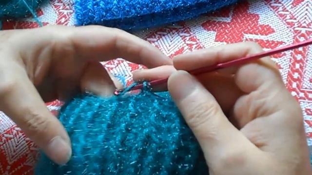 Шапочка бини. Крючком. #2024.