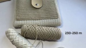 Как связать самую простую сумку и кошелек крючком | 2  у