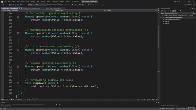 13. Operator Overloading смотреть онлайн