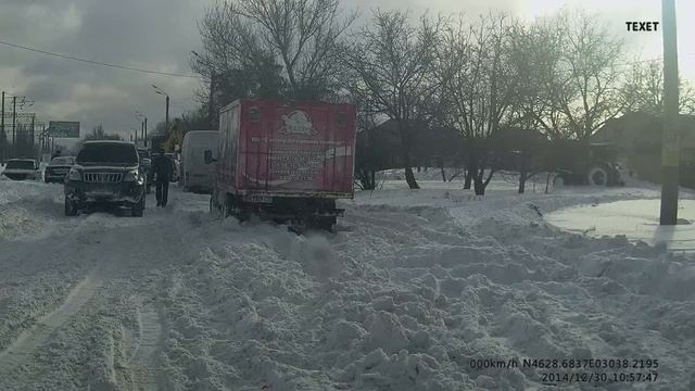 Одесса 30 декабря 2014 г. снежок ВЫПАЛ... смотреть онлайн
