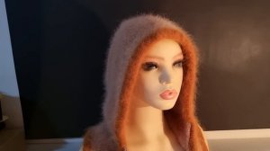 Стильный Капор на кнопках спицами. Экспресс мк