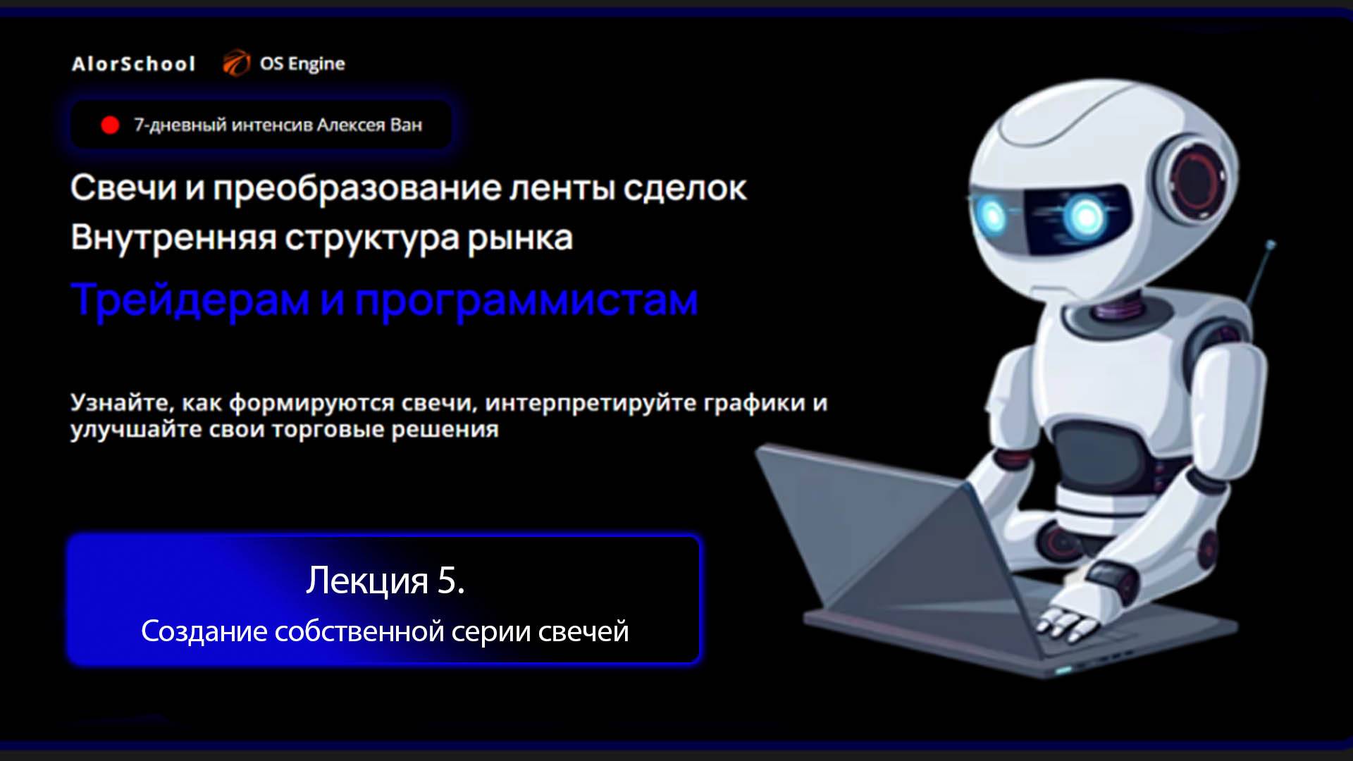 Лекция 5. Создание собственной серии свечей.