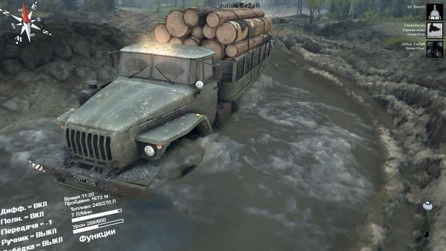 SpinTires: "Везем груз втроем" смотреть онлайн