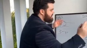 МЕМ мужик что-то объясняет у доски / Вставка для видео