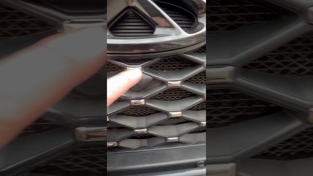 Chery Tiggo 7 Pro Max, полировка хром вставок на решетке радиатора, часть 2