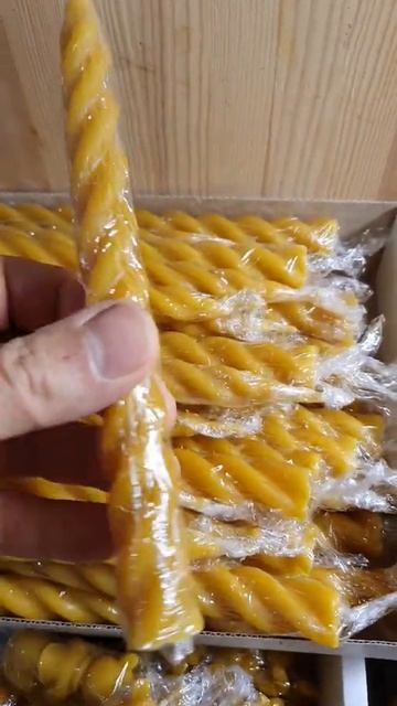 Свечи из натурального пчелиного воска