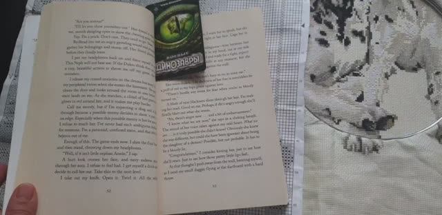 Серия 2 // "Через нехочу" // Бинго майское вязально-читально-вышивальное смотреть онлайн