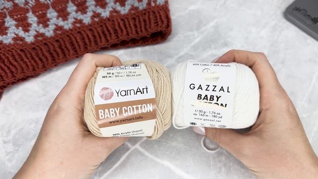 Что лучше: Gazzal Baby Cotton или YarnArt Baby Cotton? Полное сравнение ? смотреть онлайн