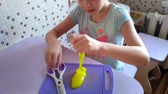 Режем Антистресс!!! Достаем лизун!!!