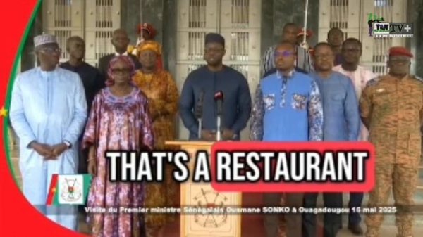 IBRAHIM TRAORE REçOIS OUSMANE SONKO, POINT de PRESSE