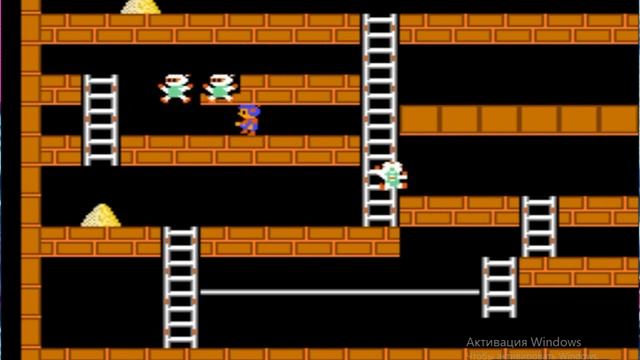 Lode Runner. 46 уровень прохождение!!! смотреть онлайн