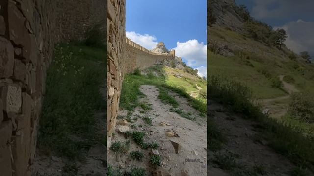 Крым.Генуэзская крепость. Судак. 2 мая 2022 #shorts #nature #горы #history #крепость #башня
