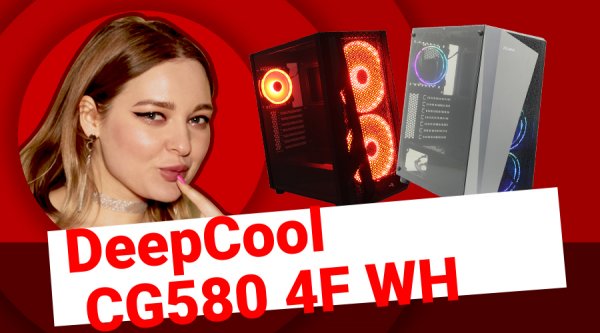 НИКС Компьютерный Супермаркет: видео про Корпус DeepCool CG580 4F WH Белый без БП с окном
