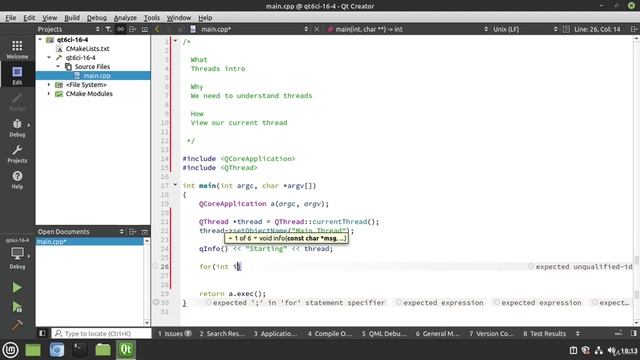 4. QThread смотреть онлайн