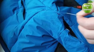 Скрытый шов.  Зашиваем подмышку у куртки без распарыва