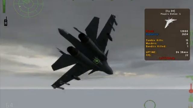 Полет с Админом на истрибители SU 34