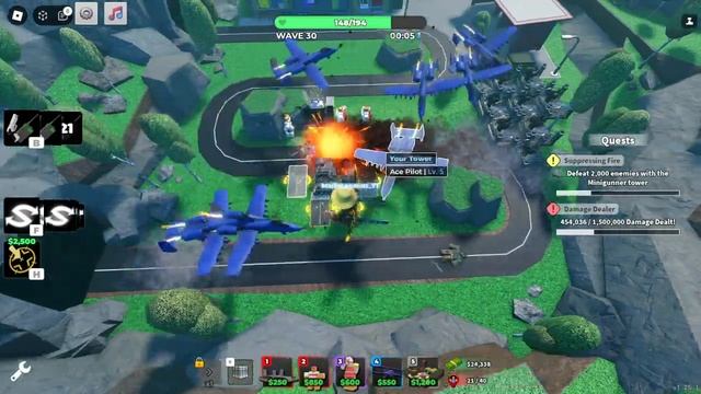 РЕВОРК САМОЛЕТА | ОБЗОР ОБНОВЛЕНИЯ | TDS roblox | Tower defense simulator | РОБЛОКС смотреть онлайн