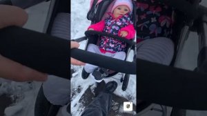 Влог с реборнами😍//Прогулка с реборном Арюной💫//На улице снег?Плохая погода❄️//