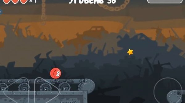 RED-BALL 4. Играем 35-37 уровень! Мрачная Фабрика.