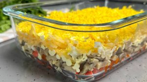 Салат , который ешь и не можешь остановиться ! Объедение! Салат "От Валентины", один из самых вкусны