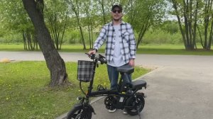 👉САМЫЙ Бюджетный-Мобильный ✅Электровелосипед  🛴Складной💎 ARMELONA Sport Plus 400W-48/13- Amh🔥