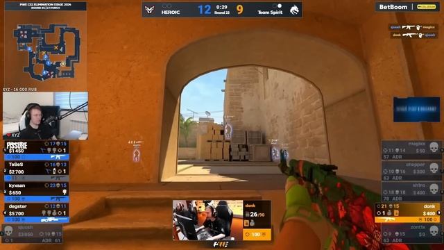 DONK 1V5 РЕАКЦИЯ СТРИМЕРОВ | REIBY смотреть онлайн