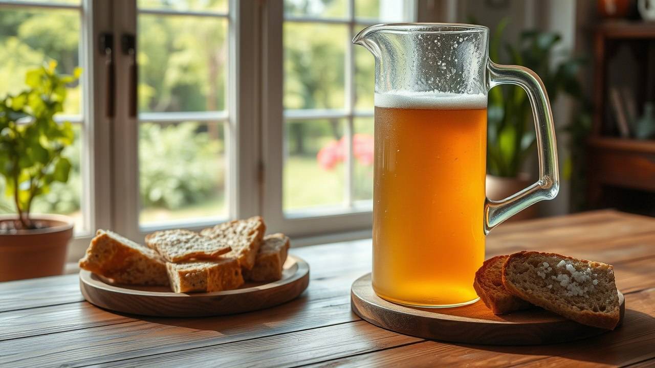 Холодный, сладкий, неповторимый: домашний Квас, который затмит магазинный! смотреть онлайн