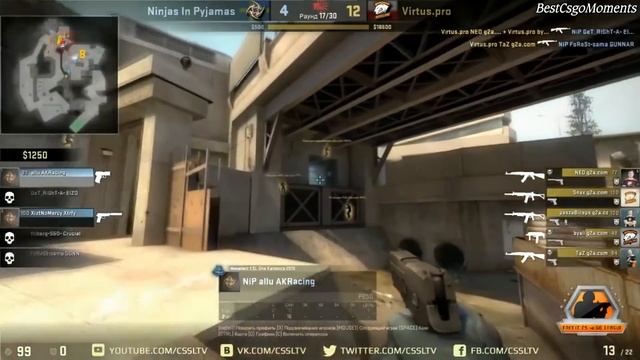 Лучшие моменты CS GO Лан финалов FACEIT League 2015 S1 Ниндзя в пи? смотреть онлайн