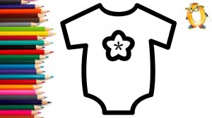 Мультик - раскраска для детей ОДЕЖДА ДЛЯ КУКЛЫ. Учимся как рисовать ОДЕДКУ ДЛЯ ПУПСА // ОБУЧАШКА ТВ