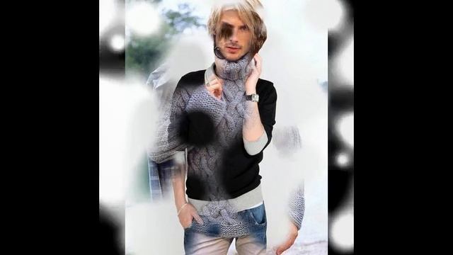 Мужской свитер спицами смотреть онлайн