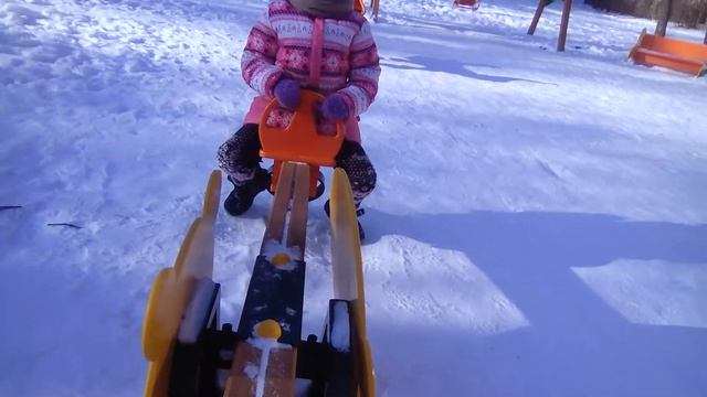 Мы слепили снеговика? Рум турм по площадке. Что случилось с Лилей в конце??