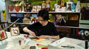 Как создать картину в технике кинусайга | Мастер-класс на "Толке"