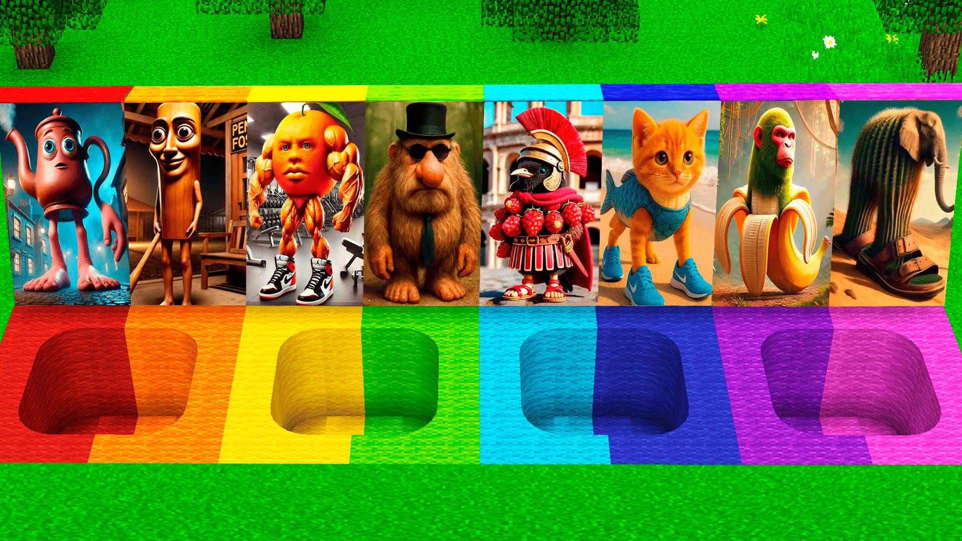 ВЫЖИВАНИЕ ВНУТРИ КРУГЛЫХ ЯМА ВСЕХ БРЕЙНРОТ ЖИВОТНЫХ ПОРТАЛ ПОДВАЛ В МАЙНКРАФТ смотреть онлайн