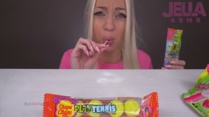 БЛОНДИНКА И СУПЕР-КИСЛЫЙ ЛЕДЕНЕЦ МУКБАНГ @Jella ASMR