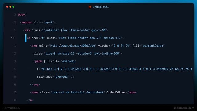 Верстка на Tailwind CSS #12 - Адаптивная шапка смотреть онлайн
