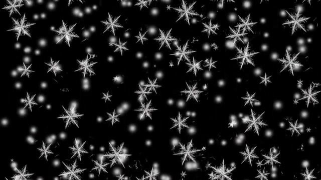 Футаж падаетт снег