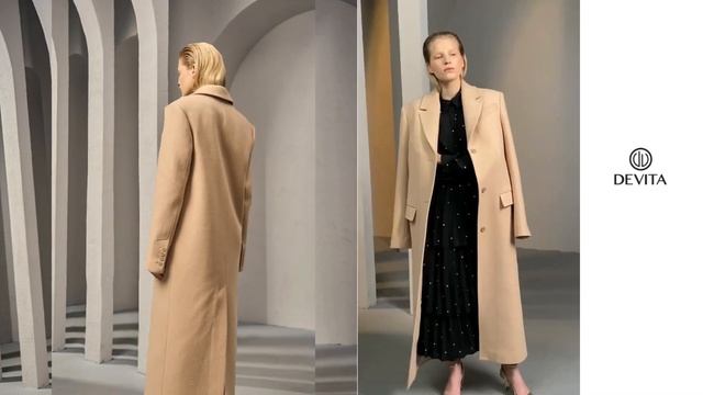 Модная женская одежда DEVITA. Пальто демисезонное смотреть онлайн