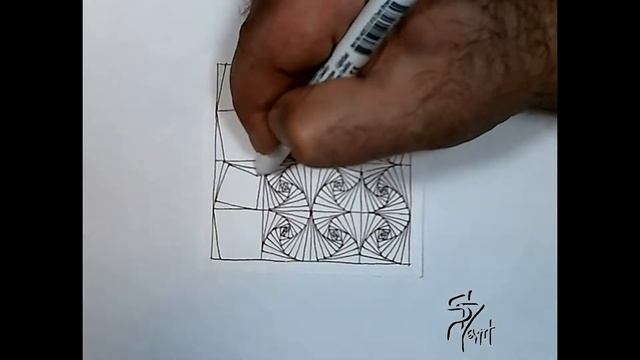 Простой рисунок, который осилит каждый. Зентангл / Zentangle