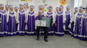Народный хор ветеранов "Жемчуга" п. Трудовое "Уральская рябинушка".  Концерт к 8 марта. 2025г.