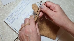МК Женские Перчатки из пряжи пух норка спицами. 1 моток