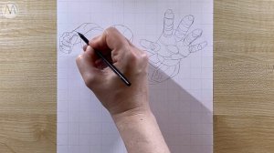 Как нарисовать Железного человека поэтапно