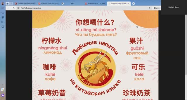 Руссо -Туриста. Китайский с нуля. Любимые Напитки . Часть 1. смотреть онлайн