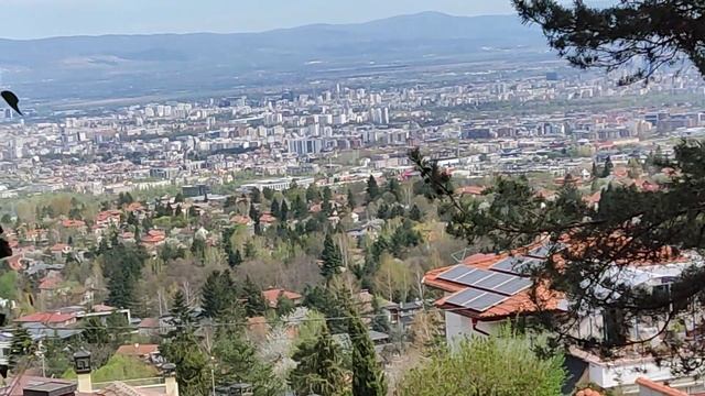 Вид на Софию (Болгария) с горы Витоша.) смотреть онлайн