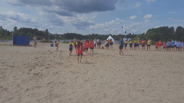 Фестиваль пляжных видов спорта в Ярославле-регби 09 07 2022 смотреть онлайн