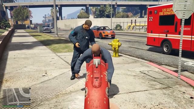 GTA5 - Убойные снежки!