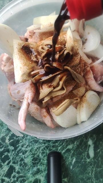 Медово- горчичный маринад 💥 #маринаддлякурицы#шашлыкизкурицы#шашлык#маринаддляшашлыка#мангал