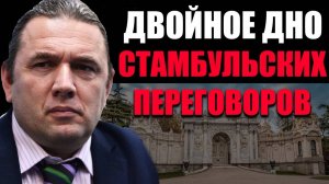 ДВОЙНОЕ ДНО СТАМБУЛЬСКИХ ПЕРЕГОВОРОВ. Максим Шингаркин